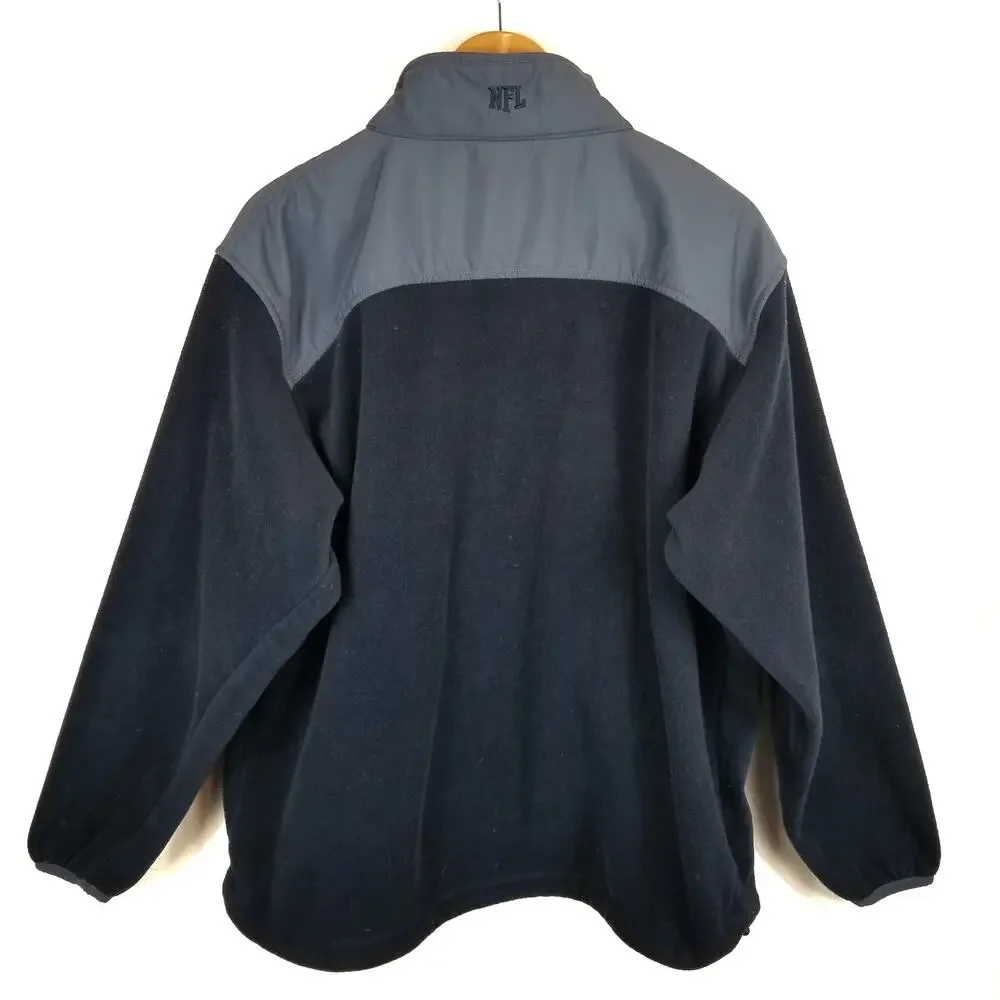 Seattle Seahawks NFL Team Apparel Men's Fleece Zip Front Jacket Size Large